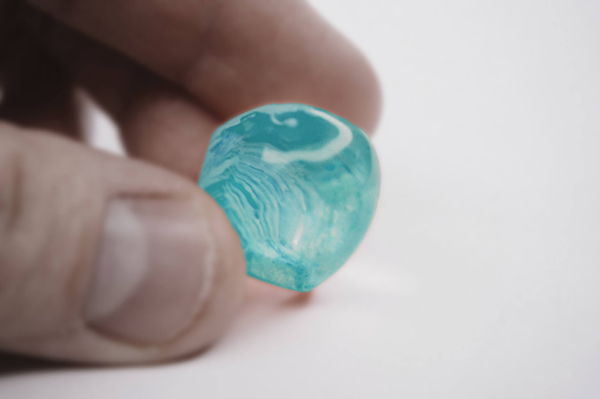 Jade Jelly Artisan Keycap