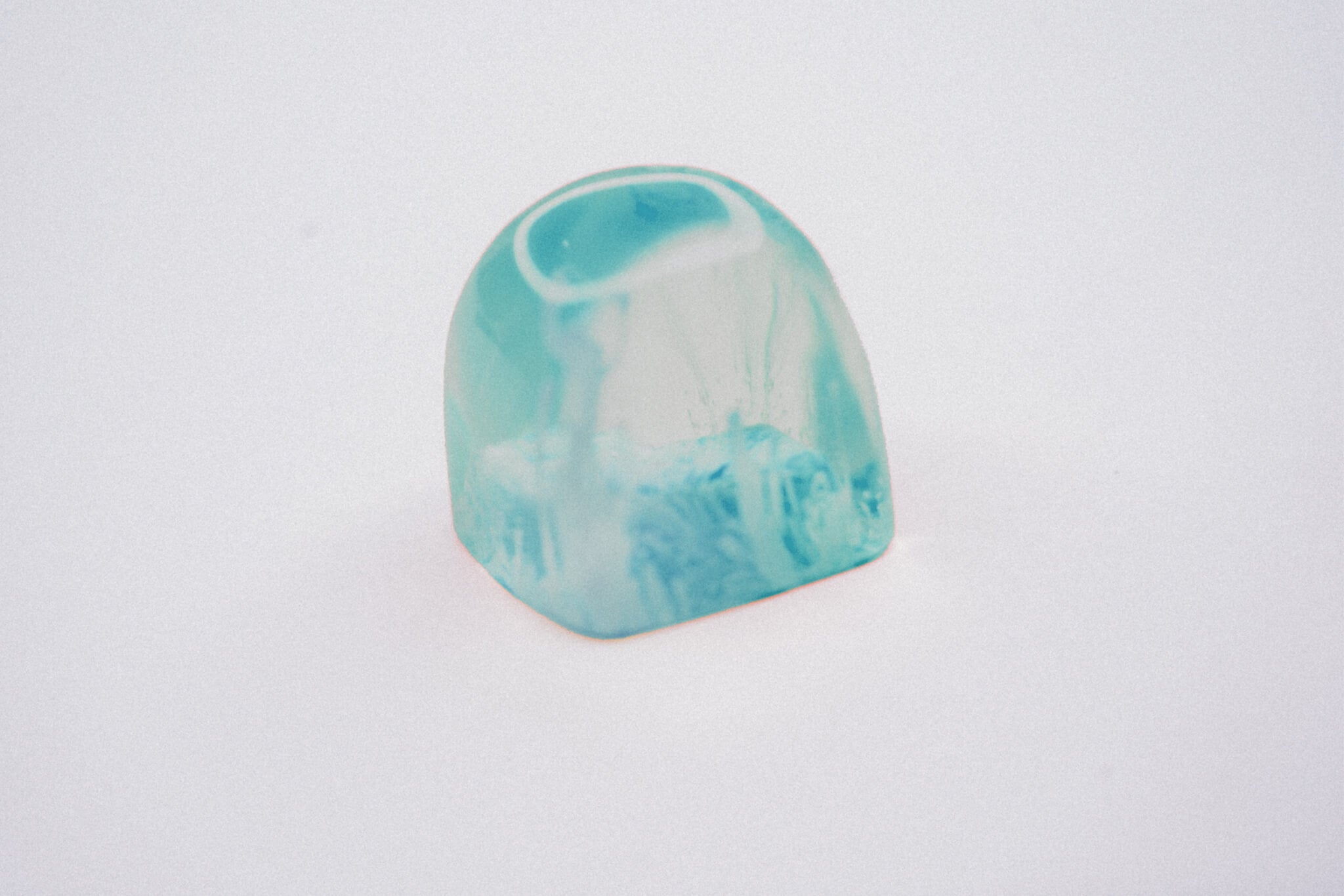 Jade Jelly Artisan Keycap