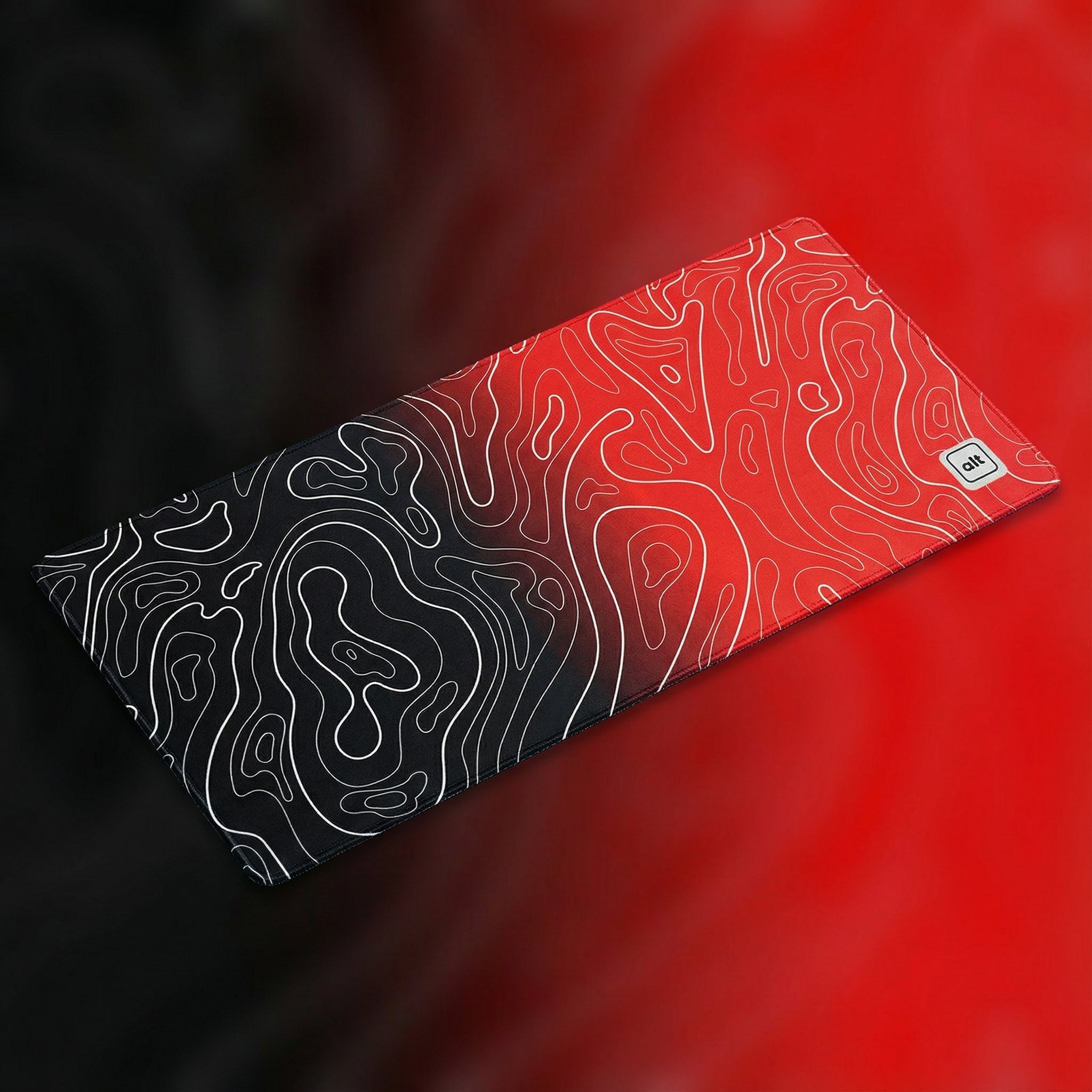 Flamin Ombre Damascus Mousepad