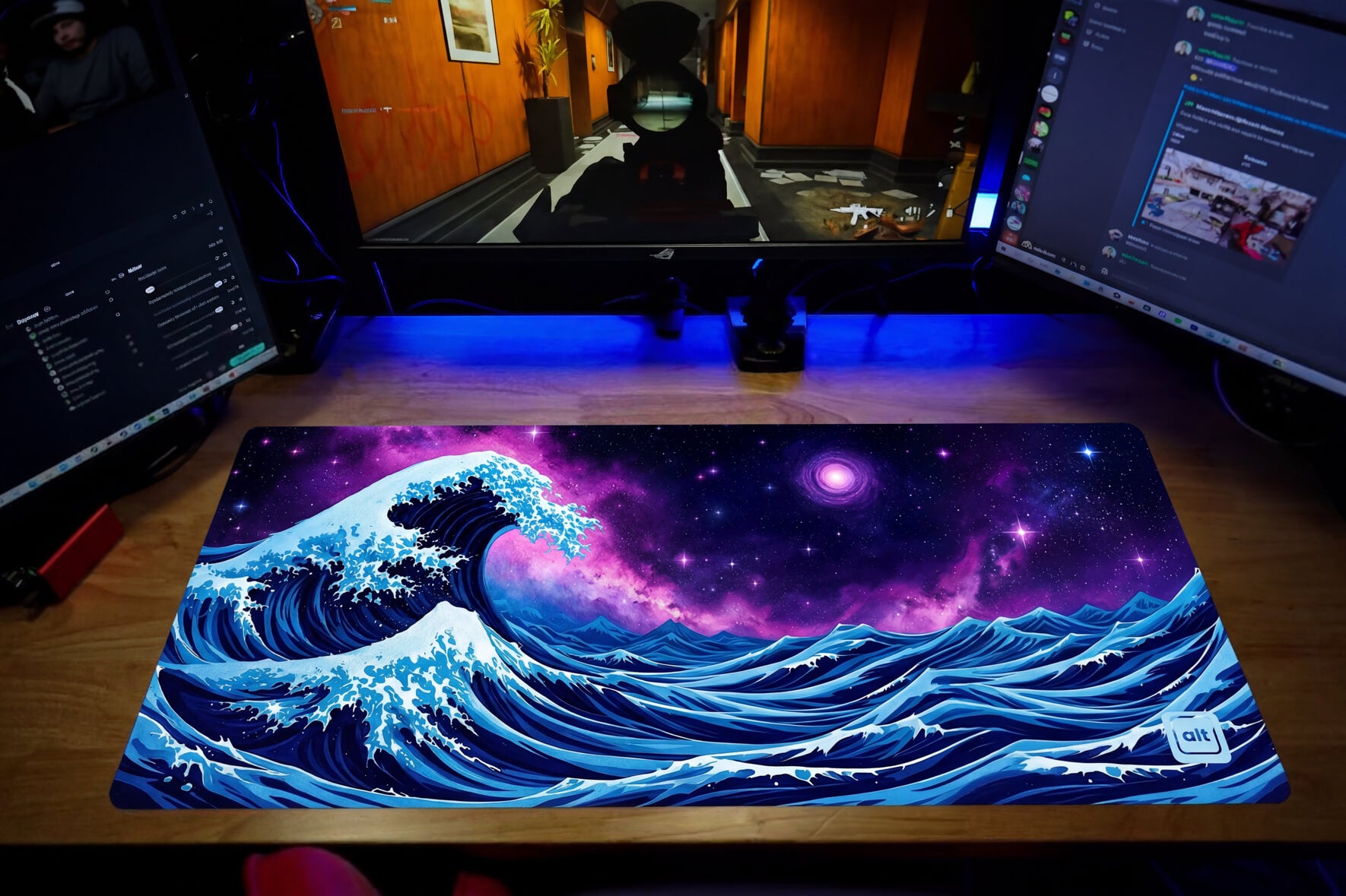 Galaxy Waves Mousepad