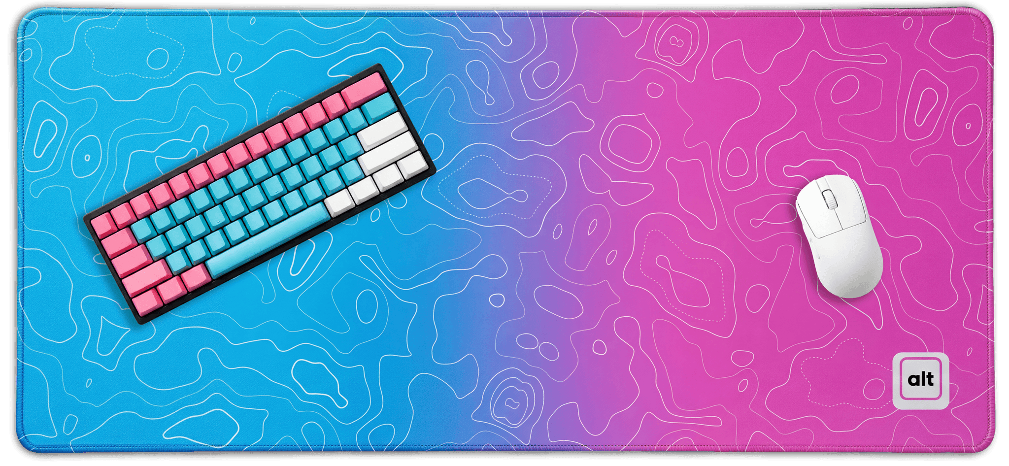Damascus Cotton Candy Mousepad