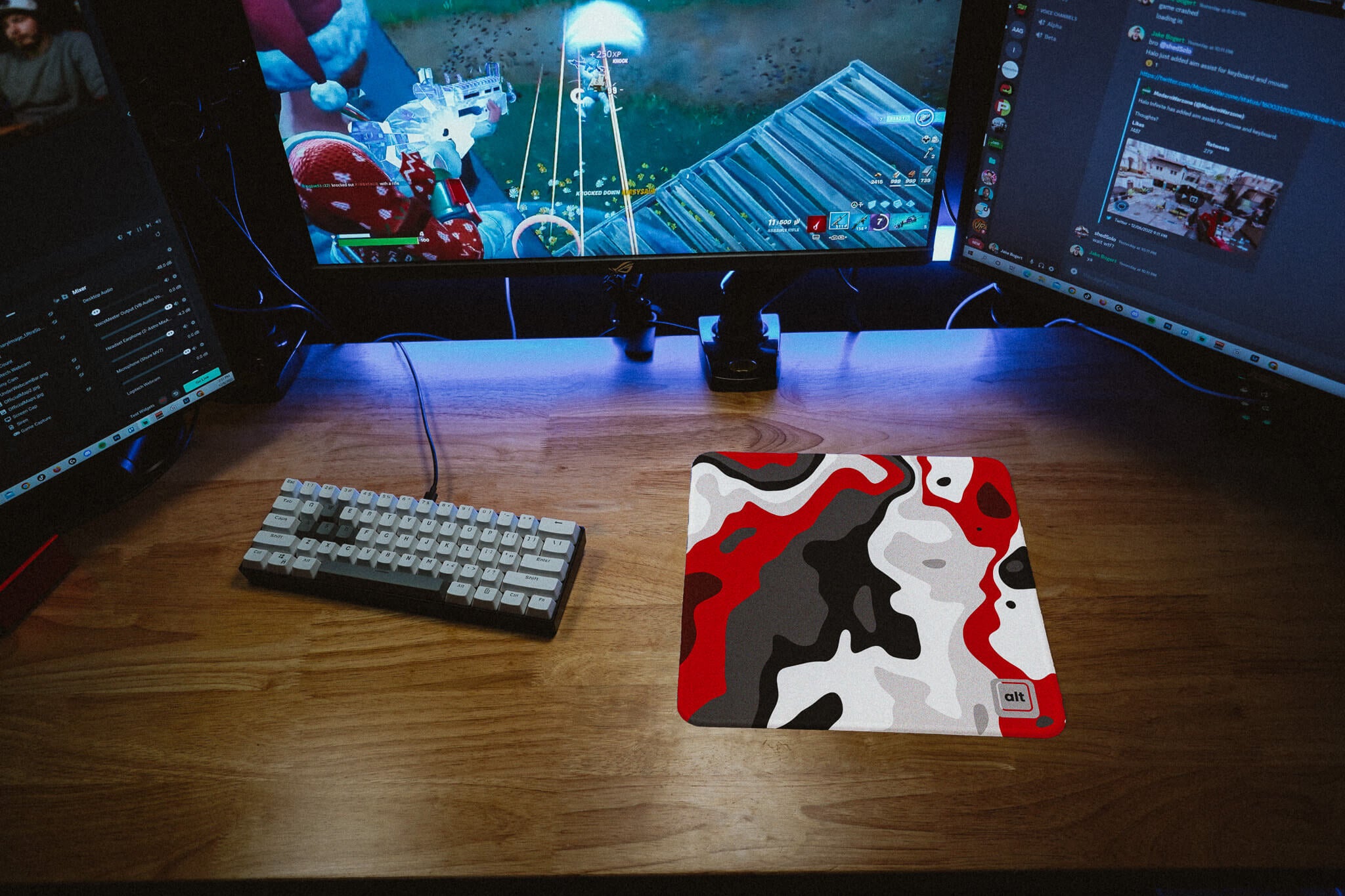 Camo Red Arctic Mousepad