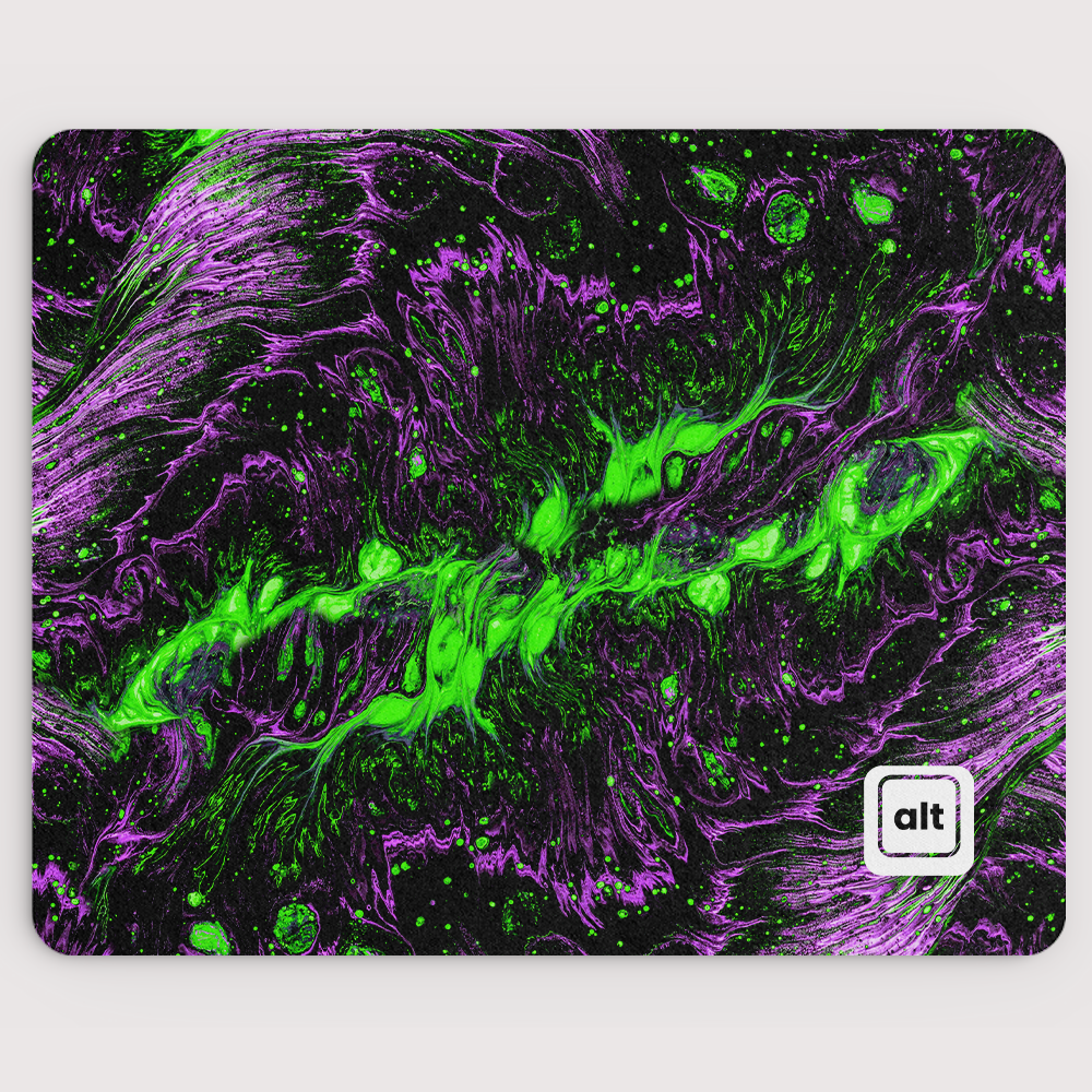 Purple Green Lava Mousepad