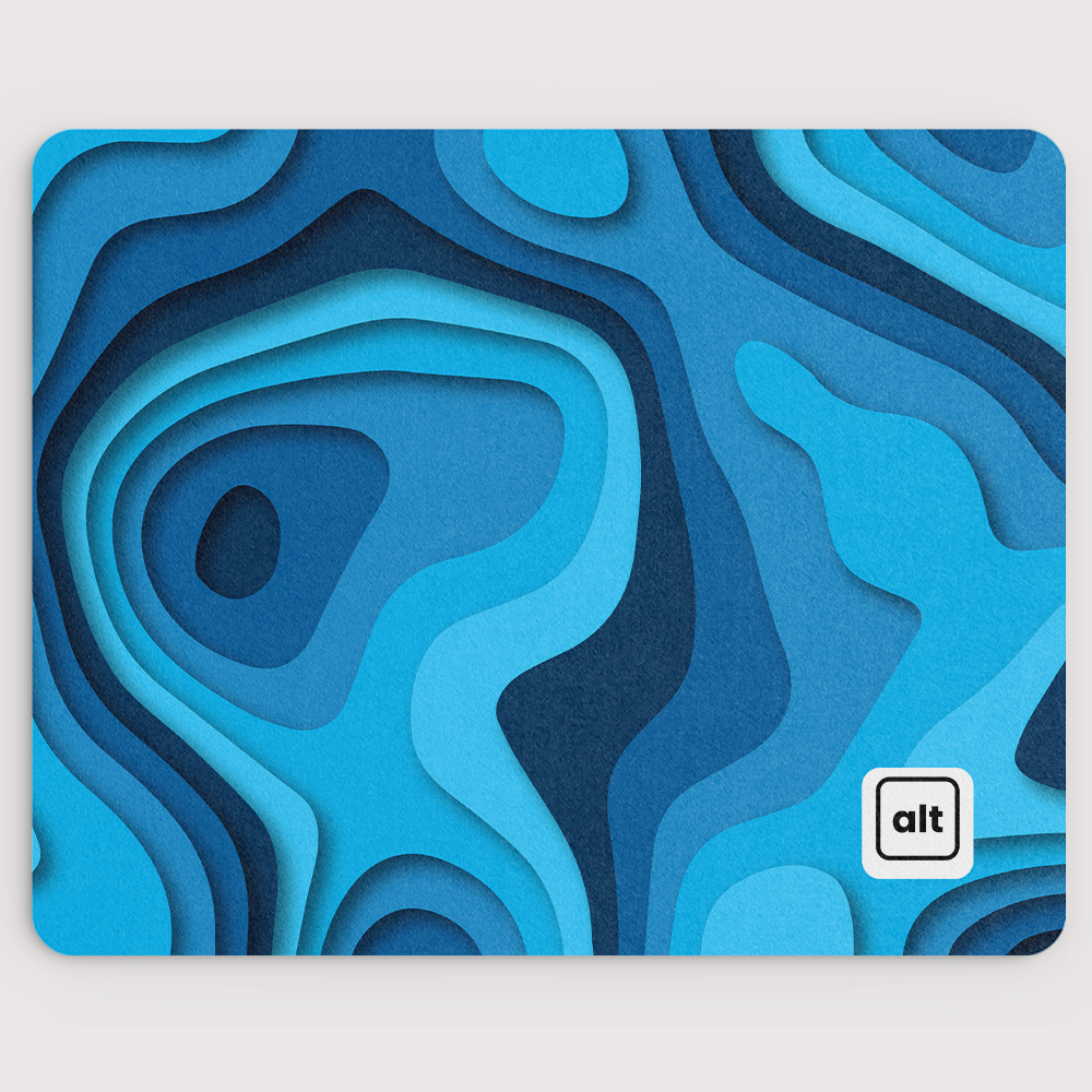Topo Azul Mousepad