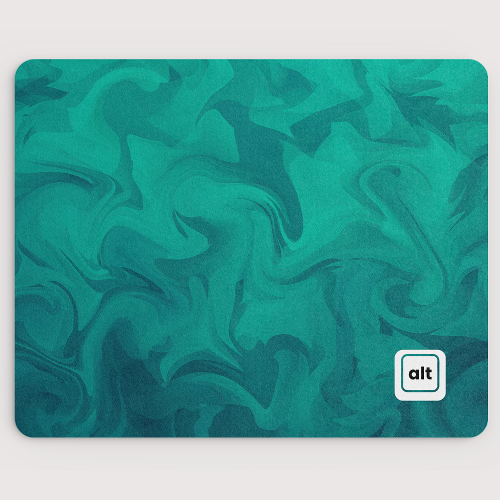 Teal Liquify Mousepad
