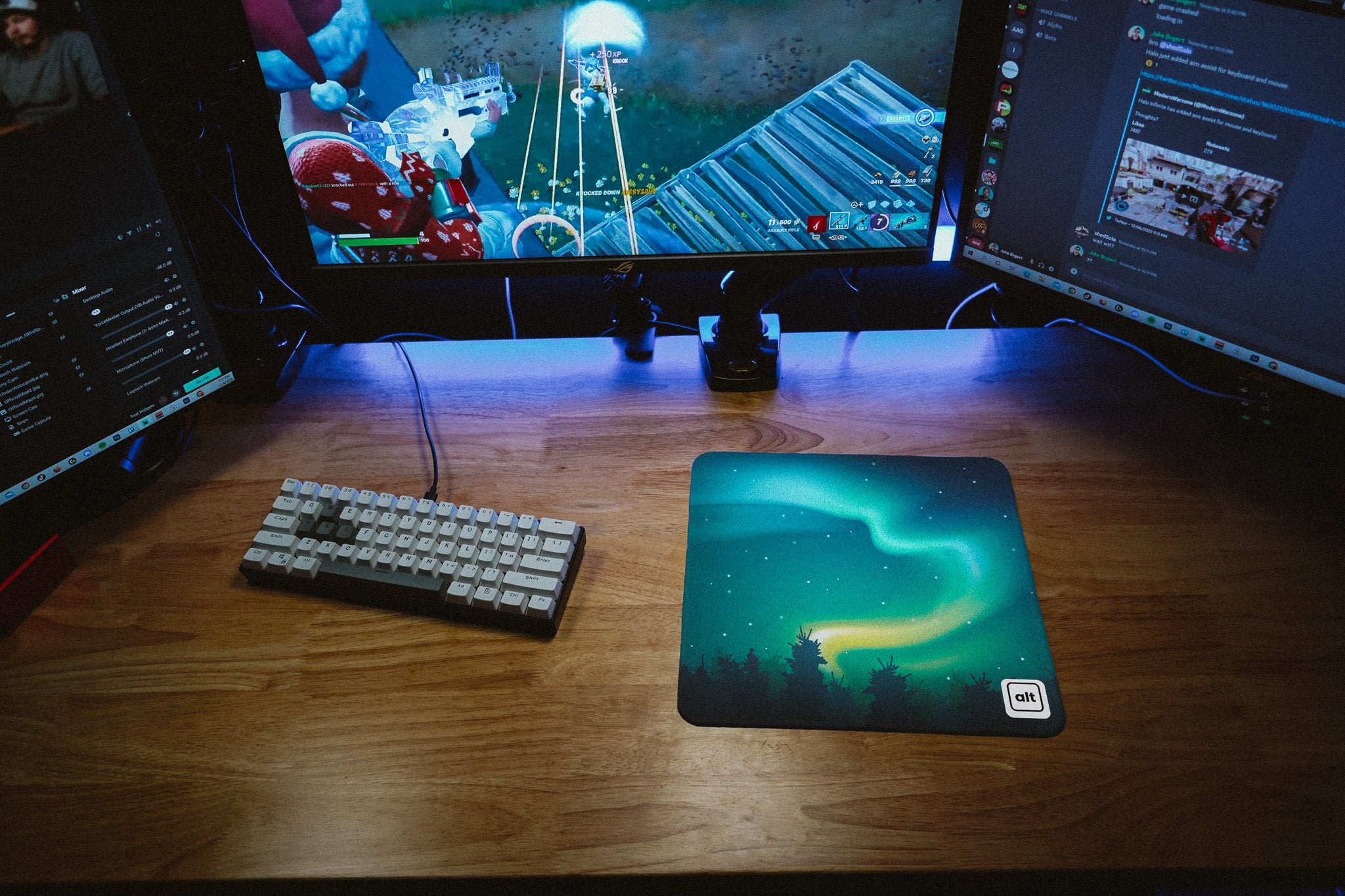 Aurora Borealis Mousepad