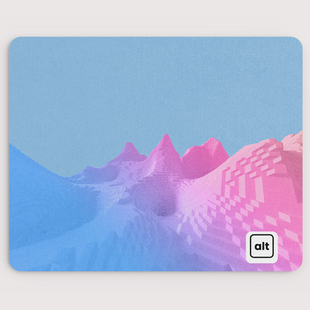 Pixel Mountains Mousepad