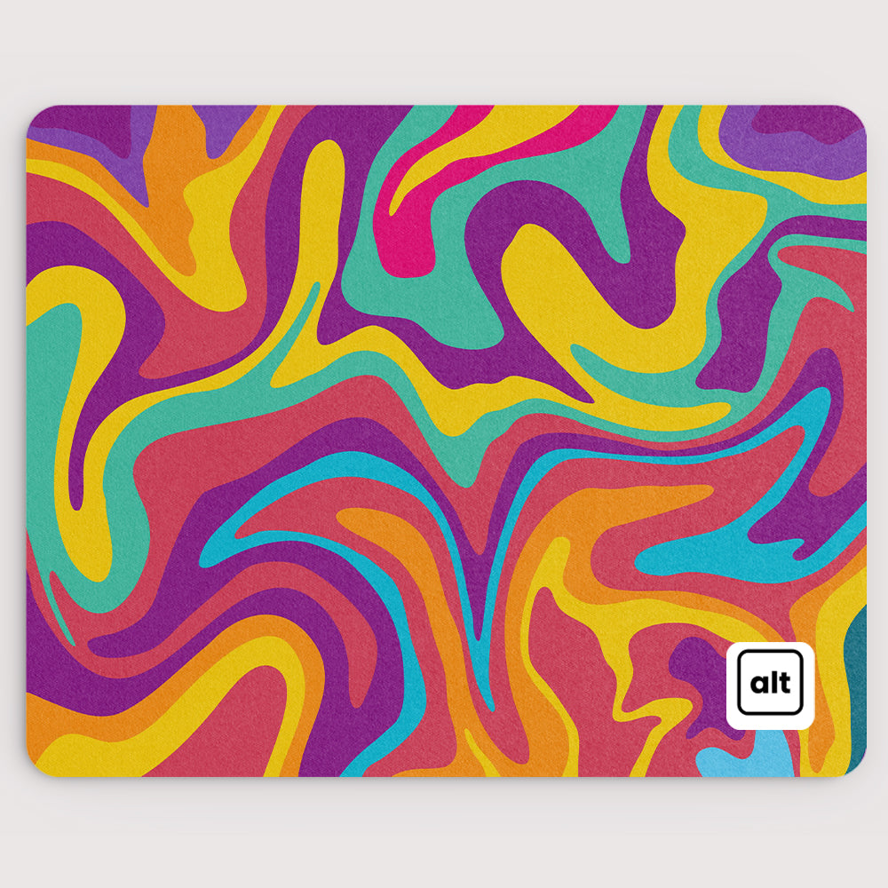 Zebra Gum Waves Mousepad