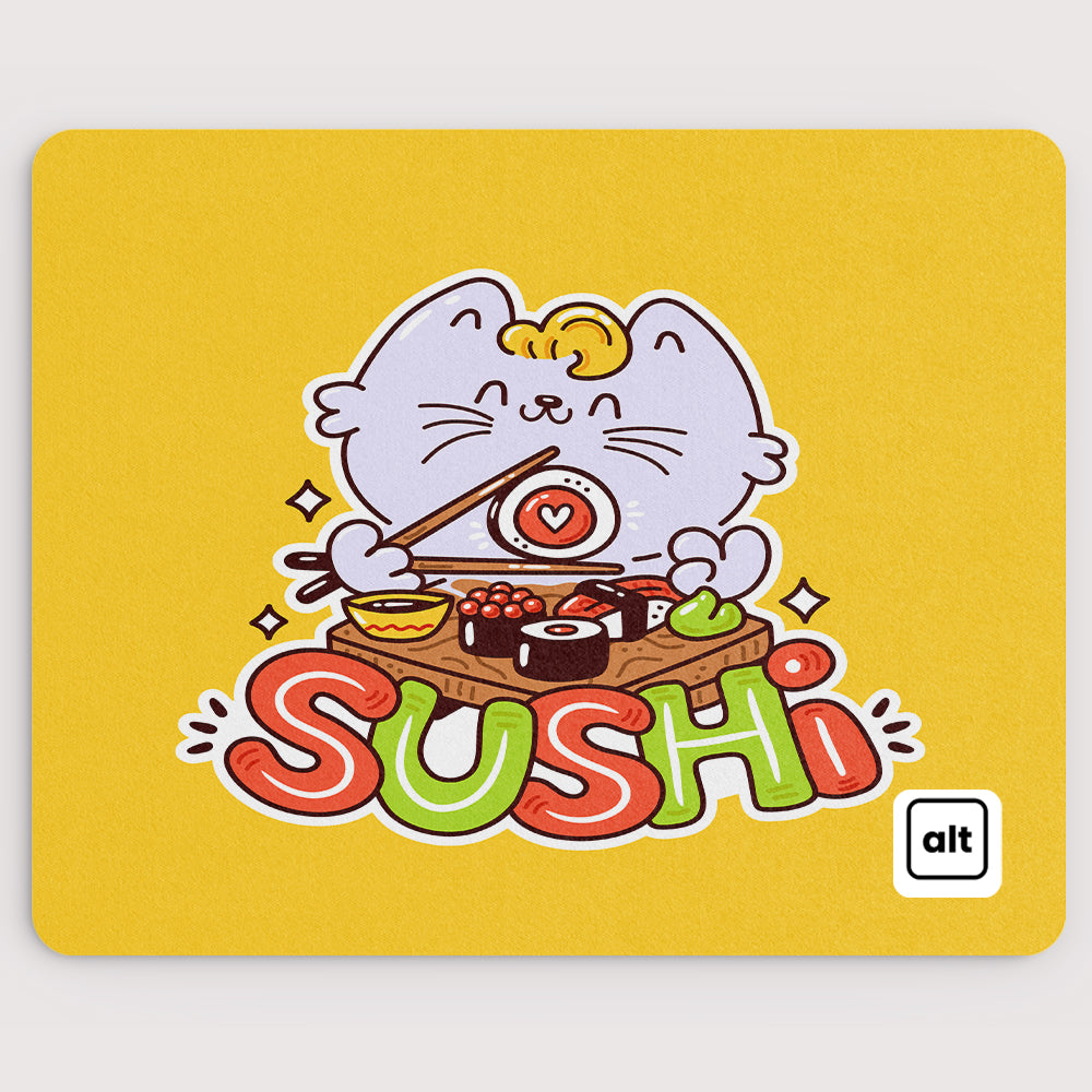 Sushi Cat Mousepad