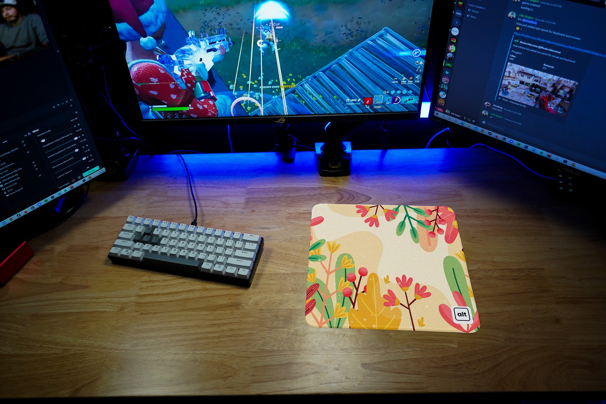 Summer Floral Mousepad