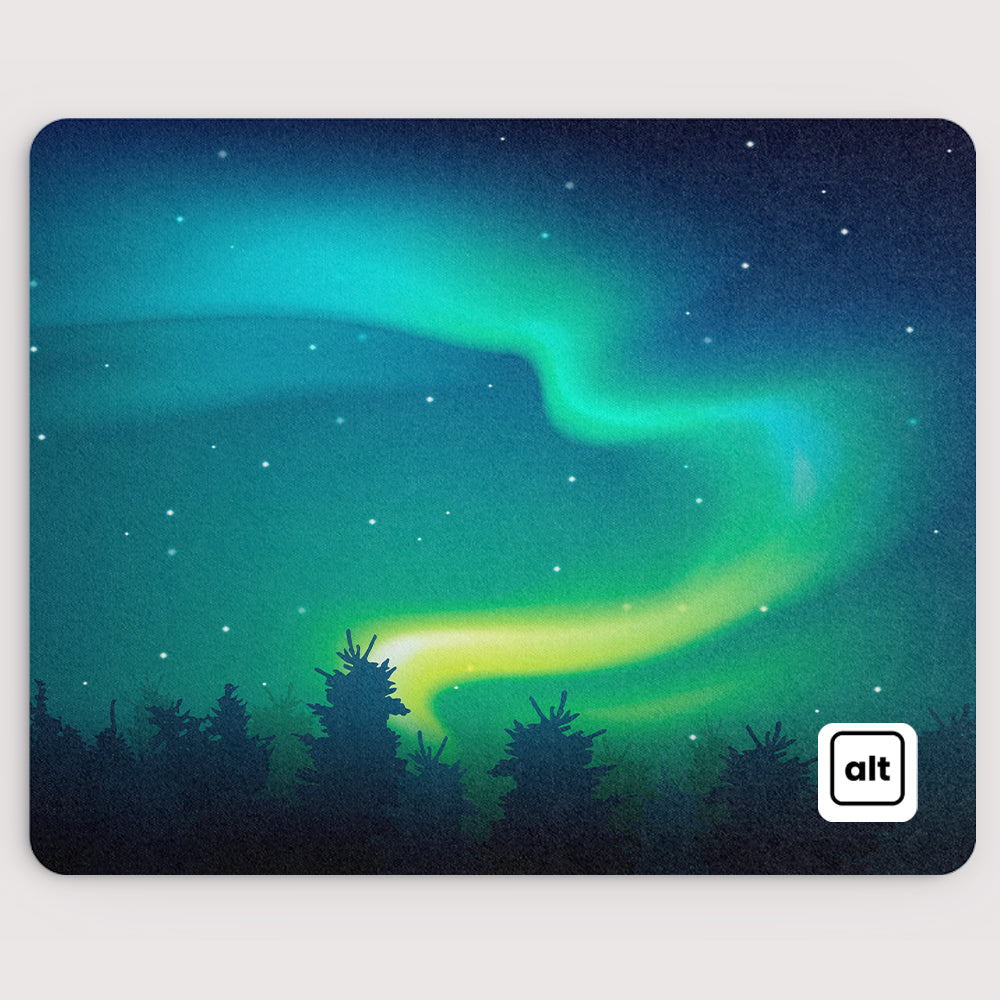 Aurora Borealis Mousepad