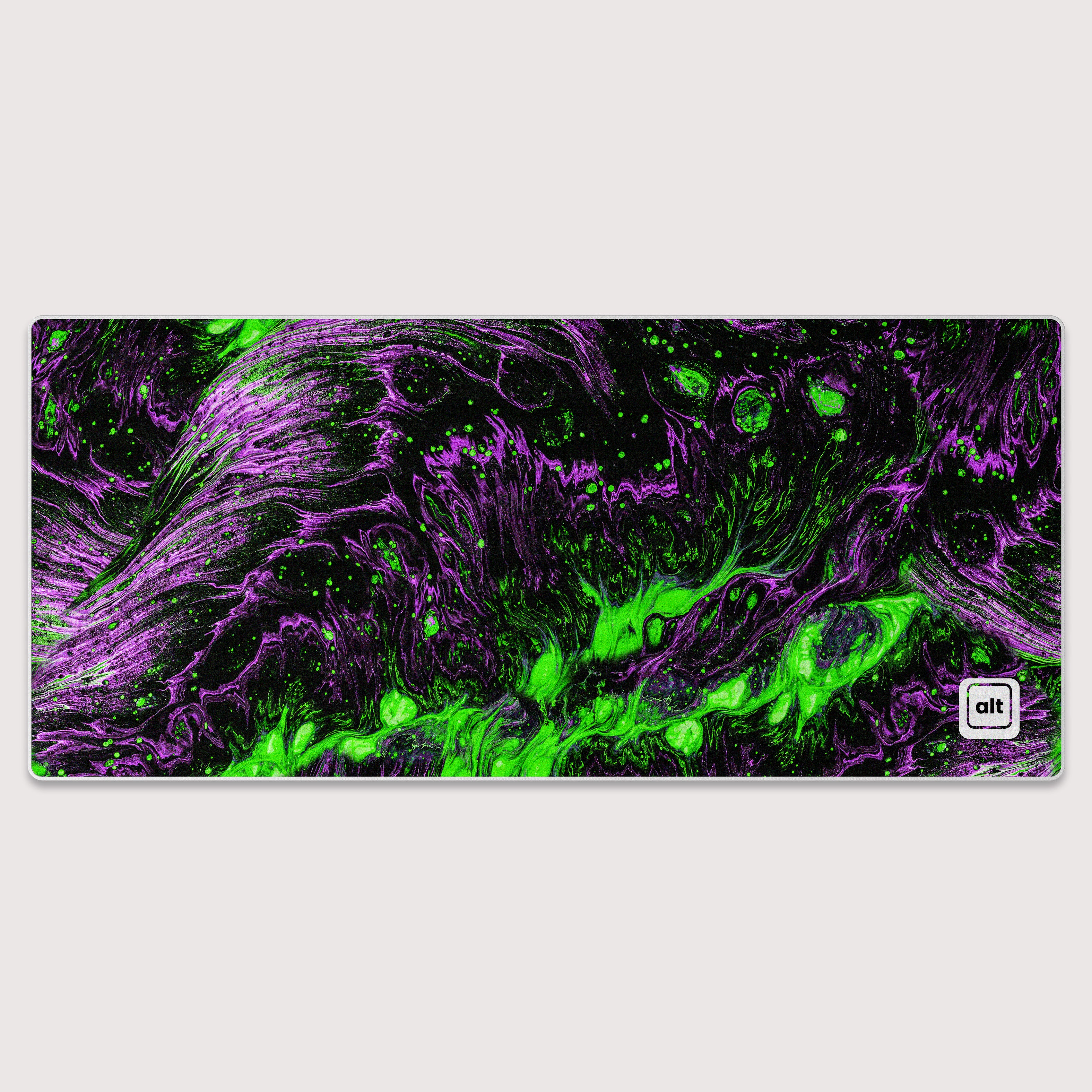 Purple Green Lava Mousepad