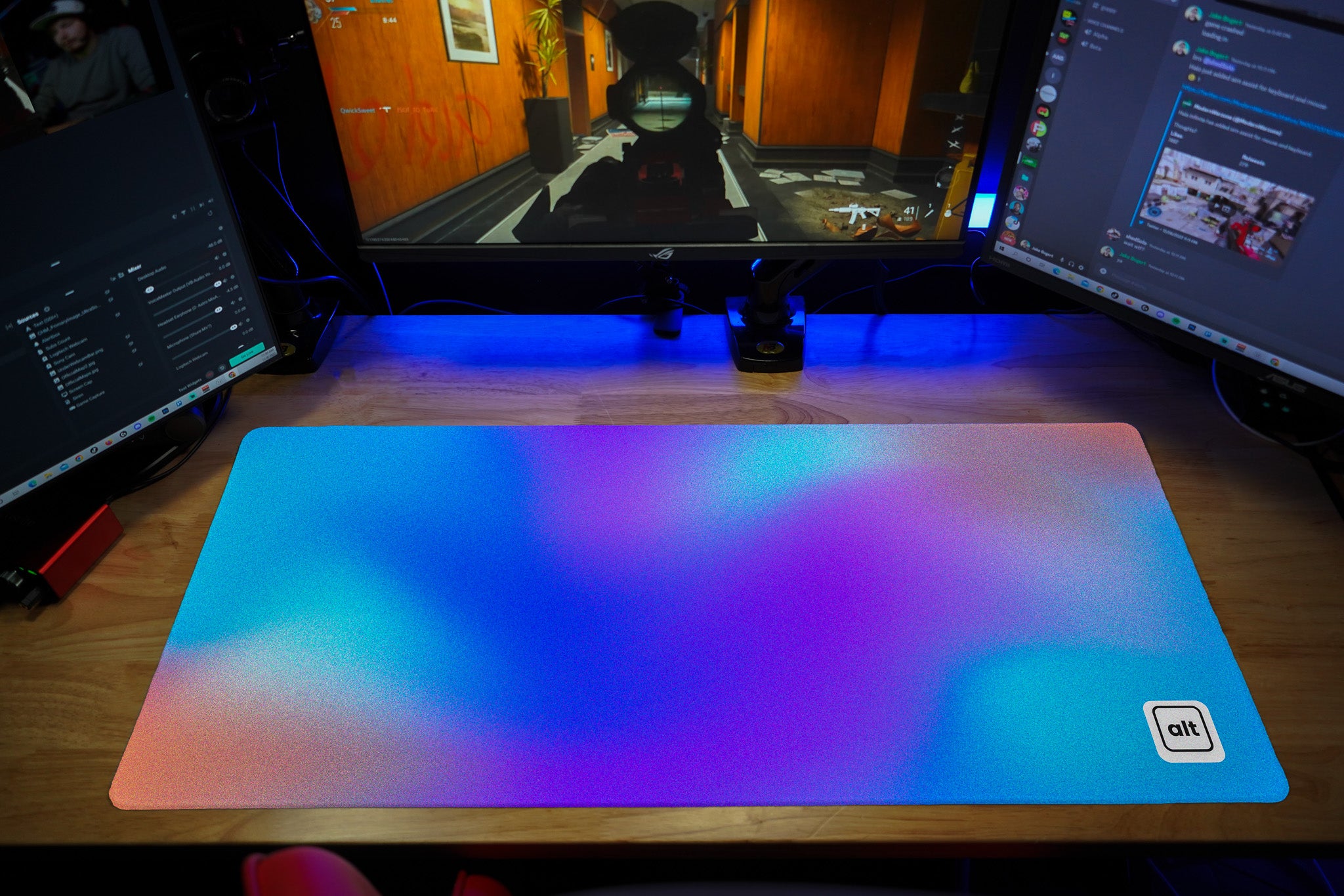 Blue Poise Mousepad
