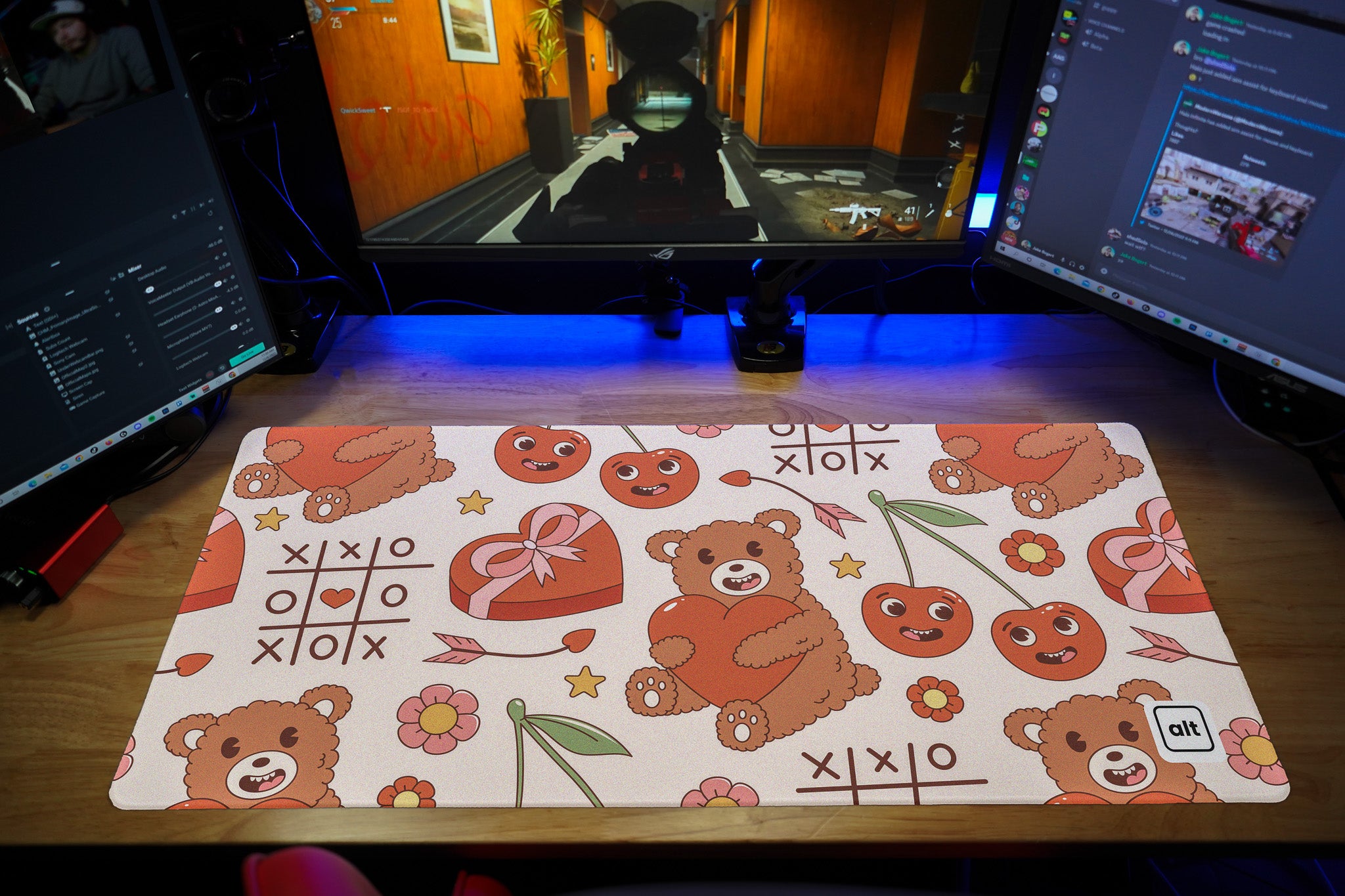 Camo Red Arctic Mousepad