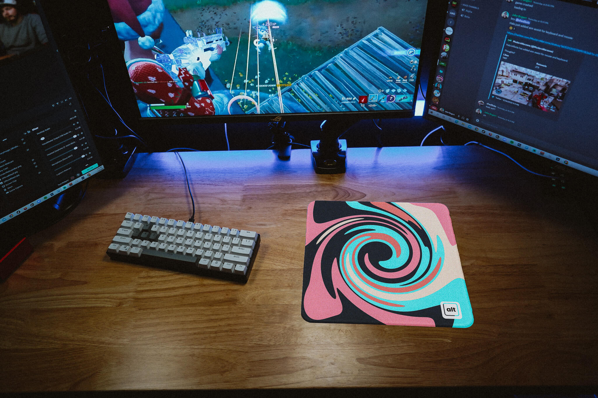 Twisted Cotton Candy Mousepad