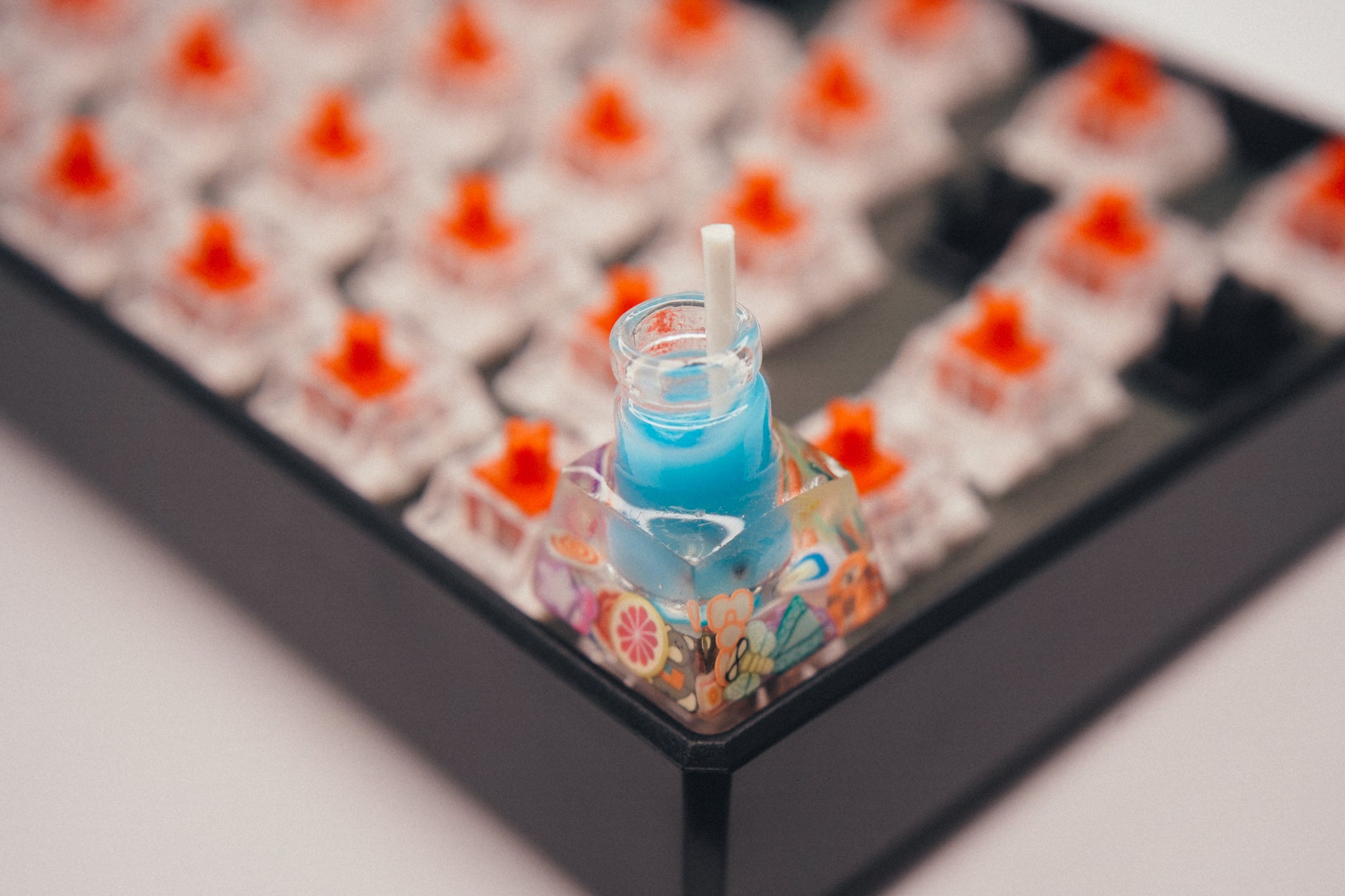 Blue Boba Artisan Keycap - Gaming Keyboards