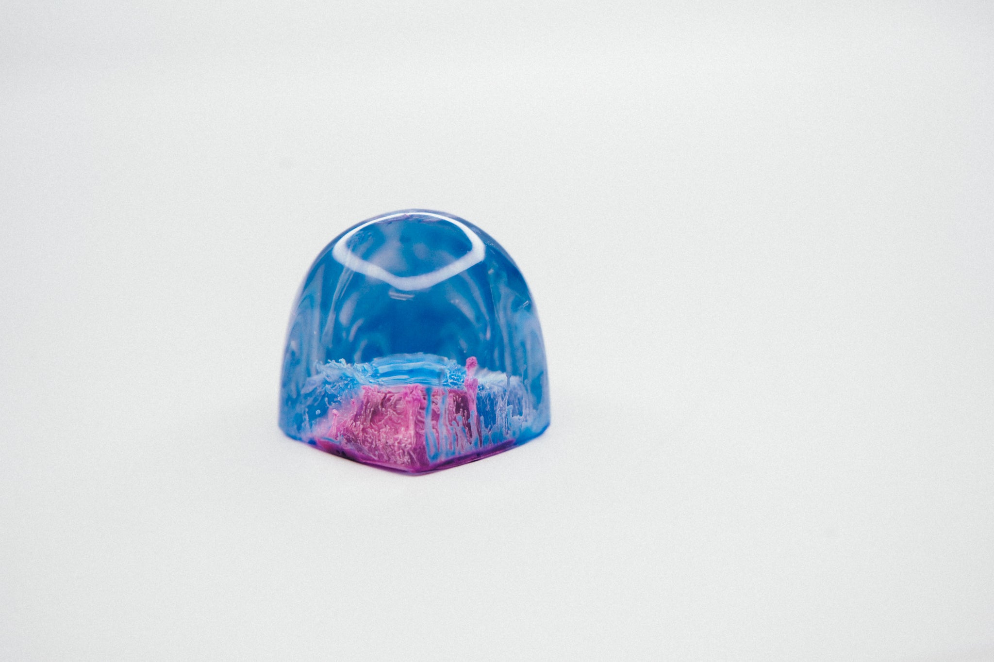 Blue Jelly Artisan Keycap - Gaming Keyboards