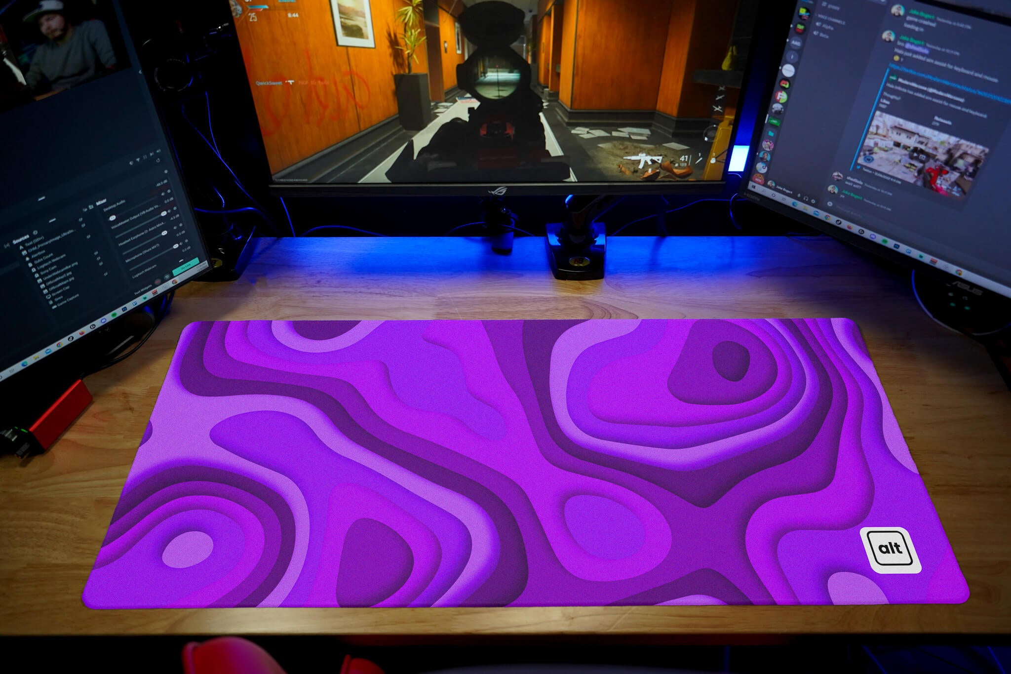 Topo Violet Mousepad