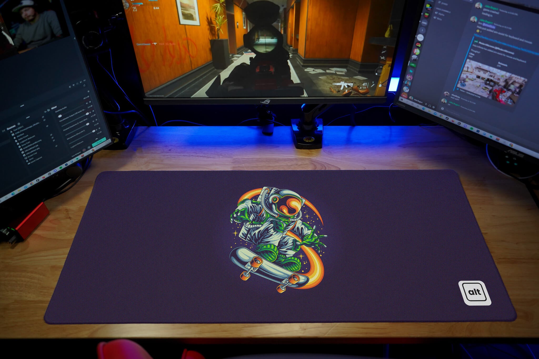 Space Skate Mousepad