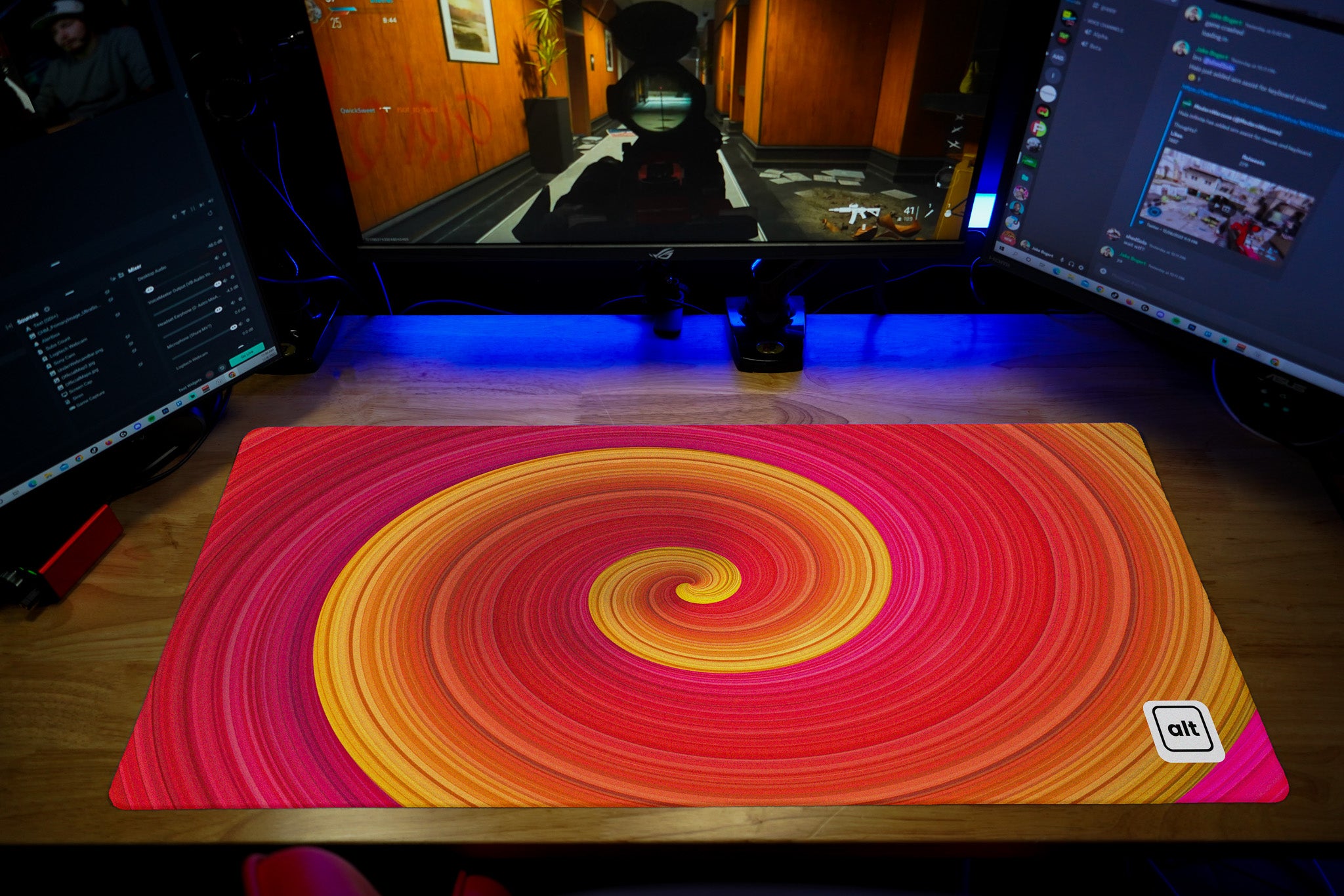 Candy Spiral Mousepad
