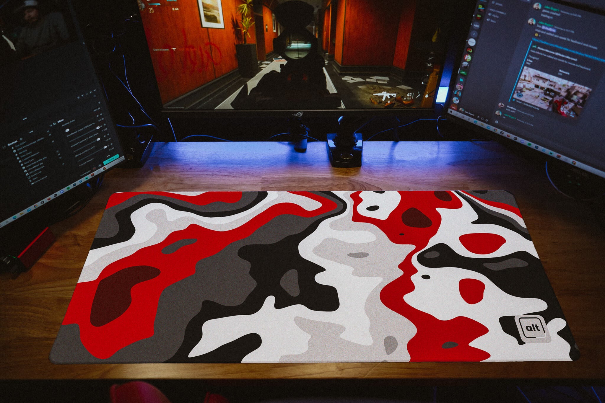 Camo Red Arctic Mousepad