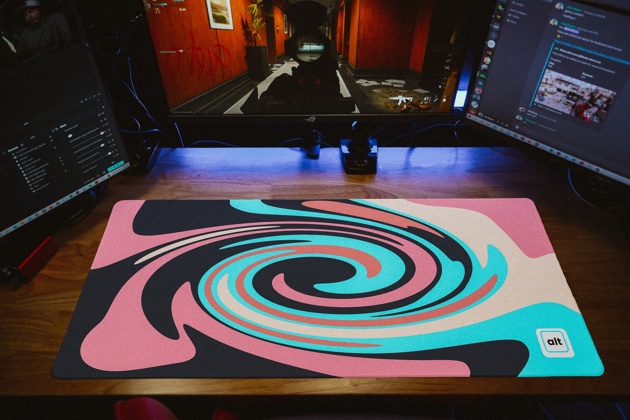 Twisted Cotton Candy Mousepad