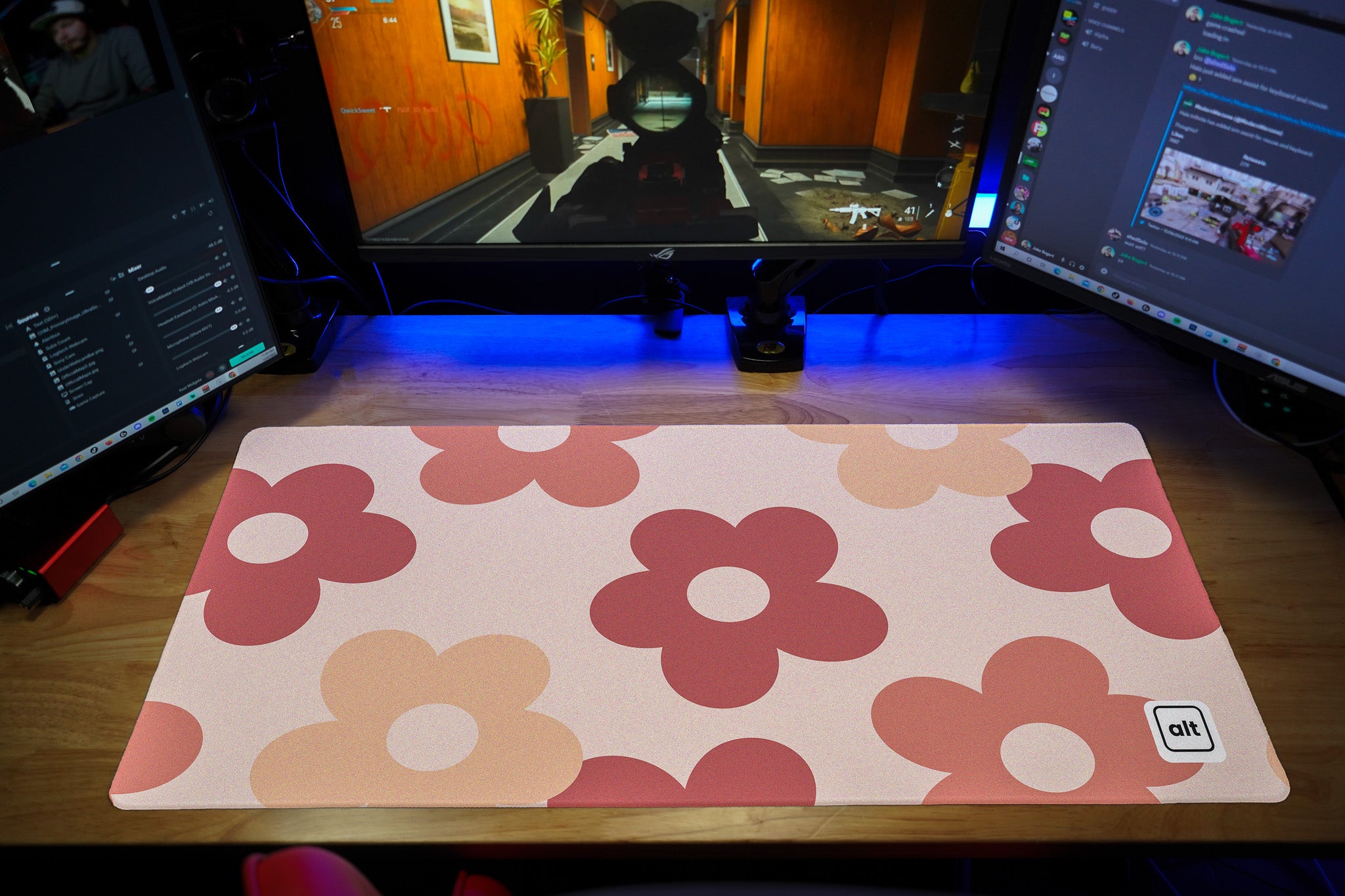 Groovy Flowers Mousepad