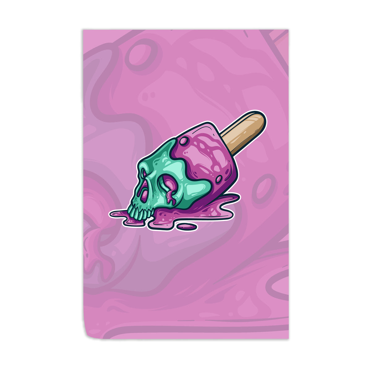 Ice Cream Skull Wall Art