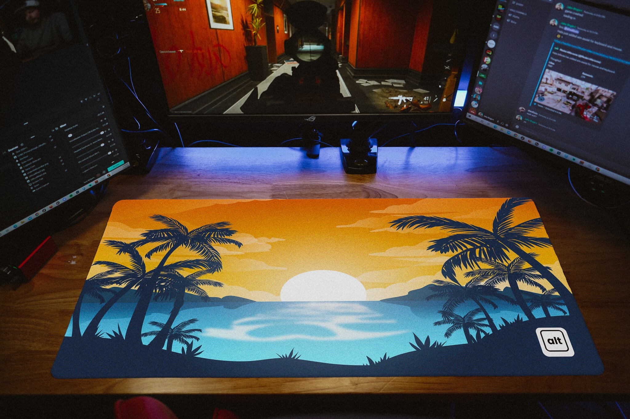 Tropical Sunrise Mousepad