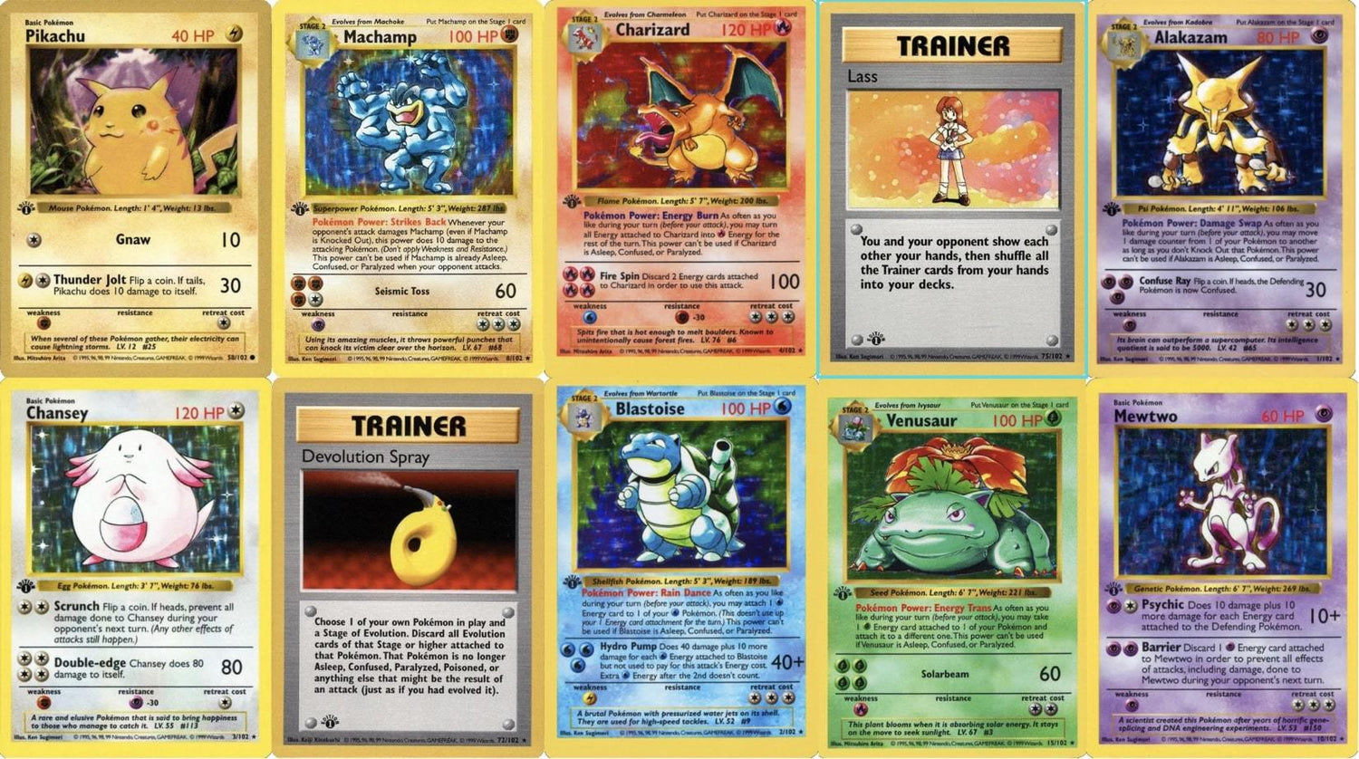 first edition pokemon cards