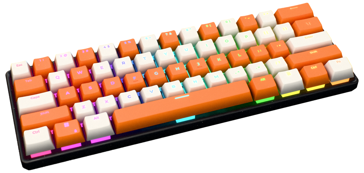 Dreamsicle 60% gaming keyboard