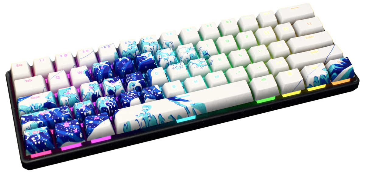 Waves T60 Pro 60% gaming keyboard