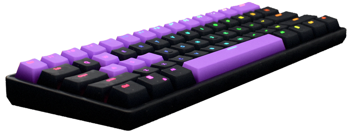 Ivy 60% gaming keyboard – side profile
