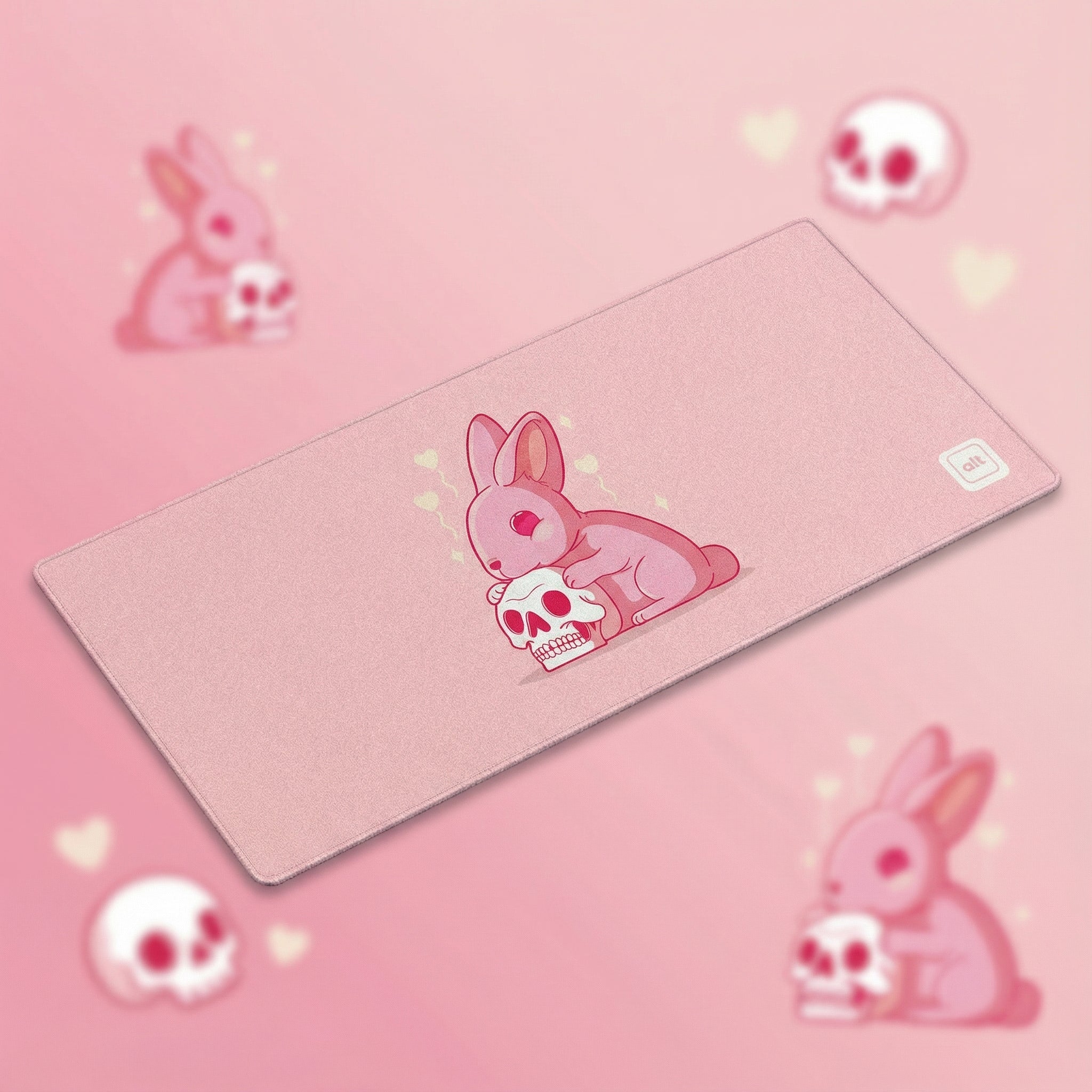 Bunny Skull Mousepad