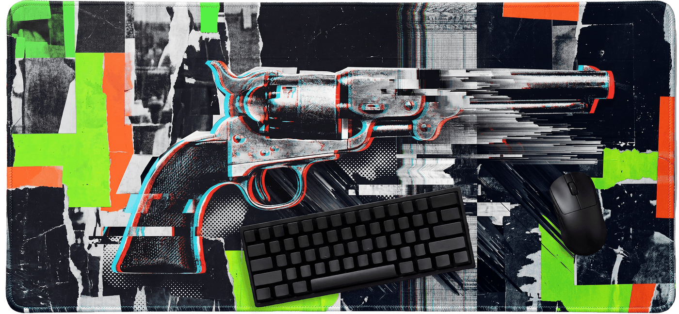 Navy Revolver Mousepad