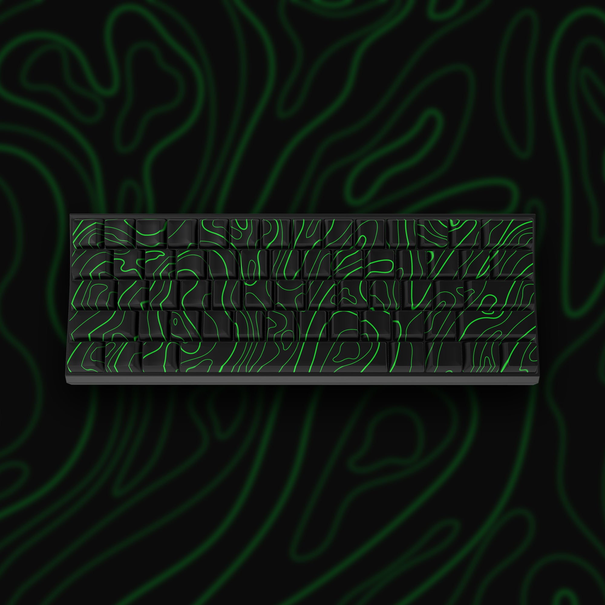 Limited Edition Green Damascus 60% Keyboard