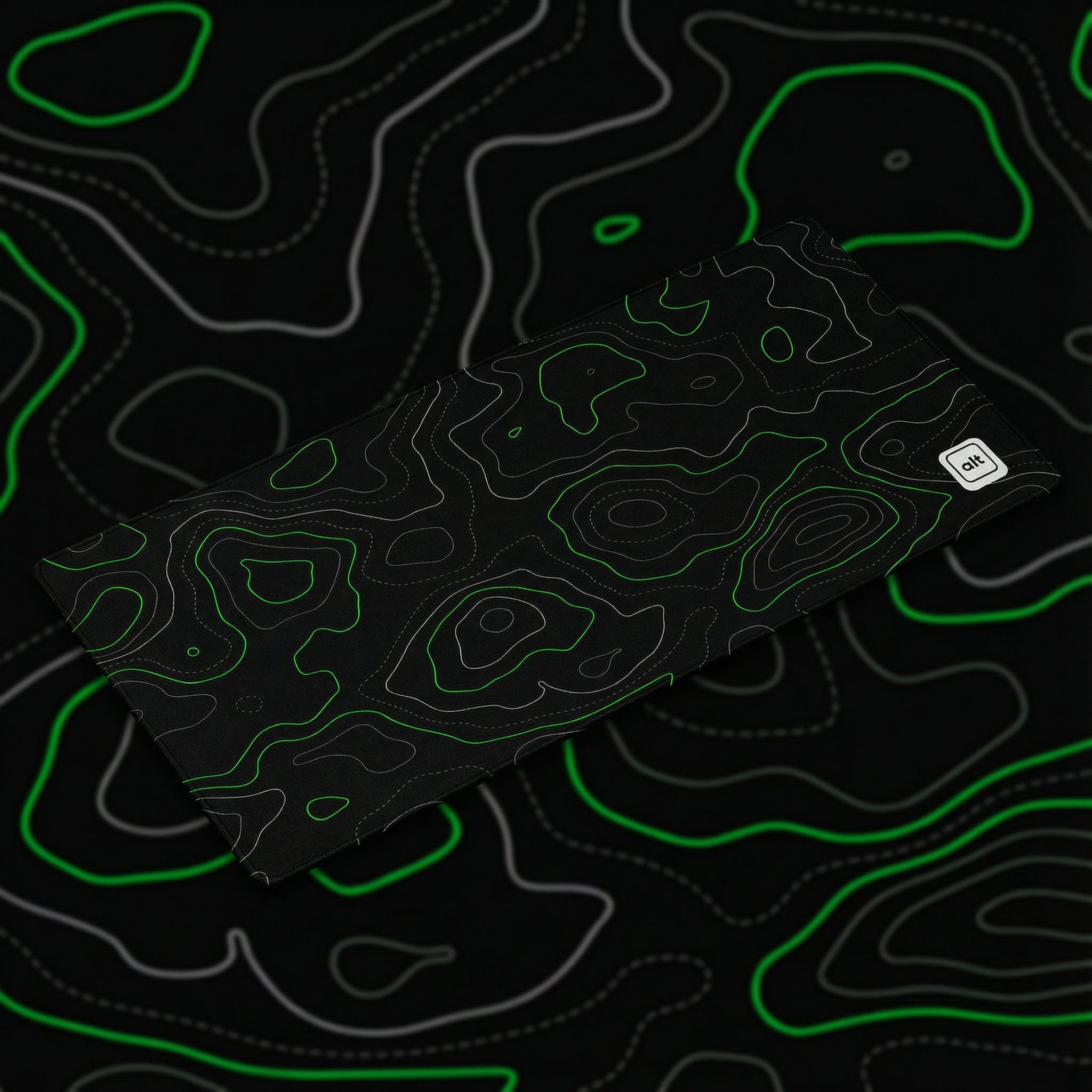 Dark Inverted Green Damascus