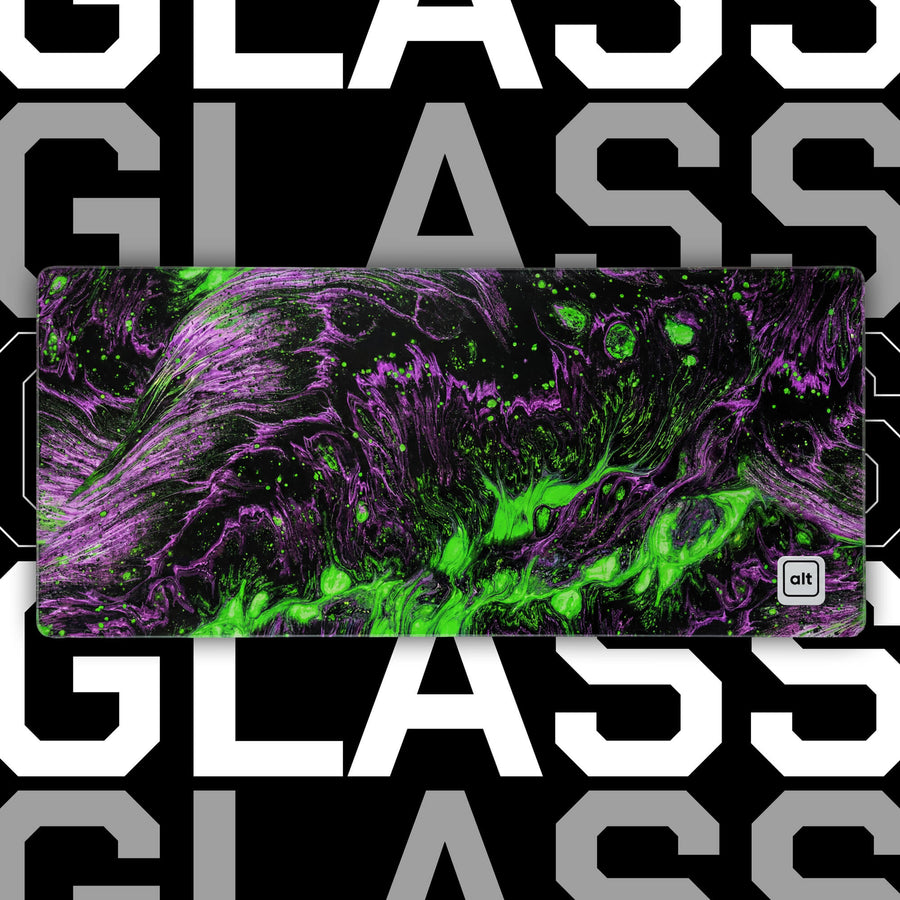 Purple Green Lava AltraGlide Glass XXL Speedmat