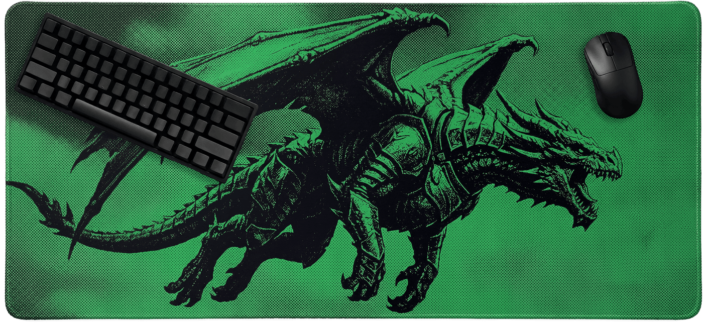 Void Dragon Green Mousepad