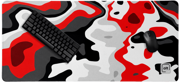 Camo Red Arctic Mousepad