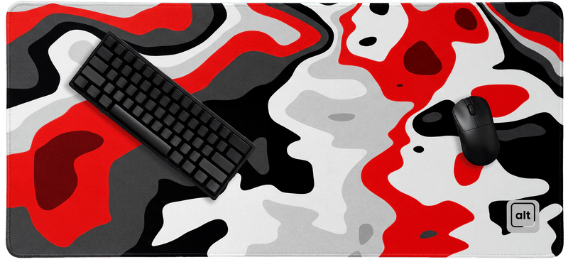 Camo Red Arctic Mousepad - [alt_customs]