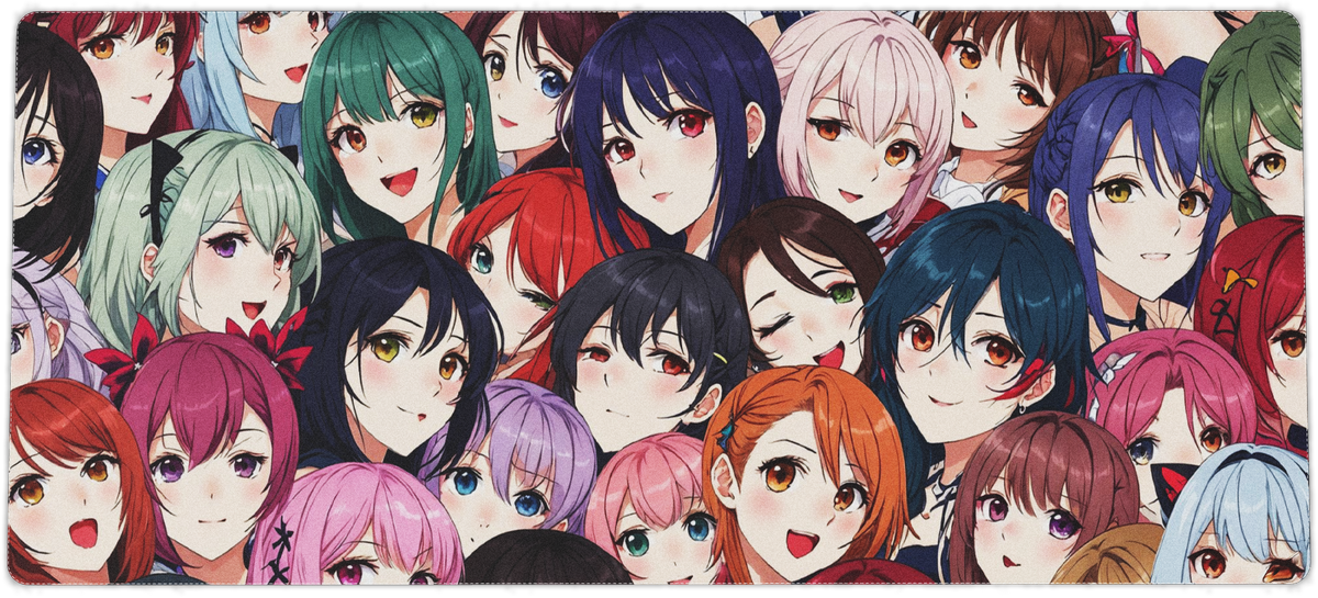 Waifu Party Mousepad - [alt_customs]