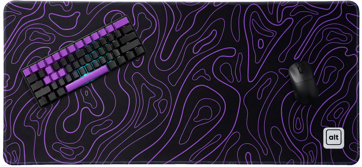 E.YAZAWA ☆バスマット Purple Black Damascus Mousepad