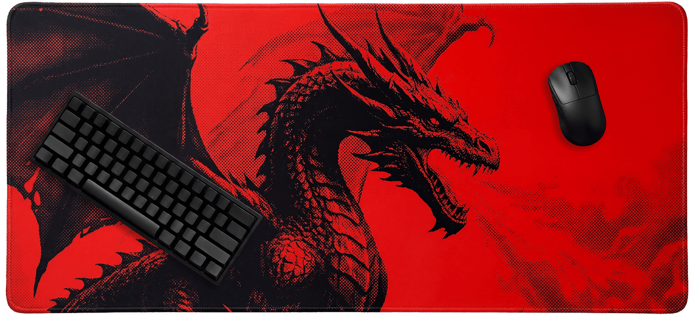 Void Dragon Red Mousepad