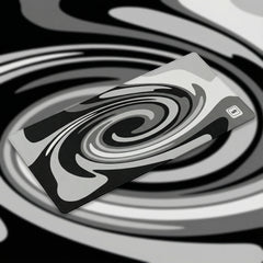 Twisted Grayscale Mousepad - [alt_customs]