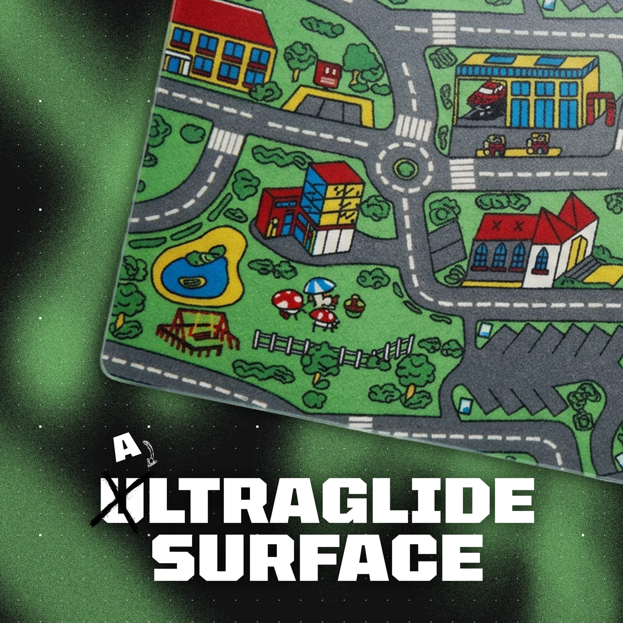 Retro Cars AltraGlide Glass XXL Speedmat - [alt_customs]