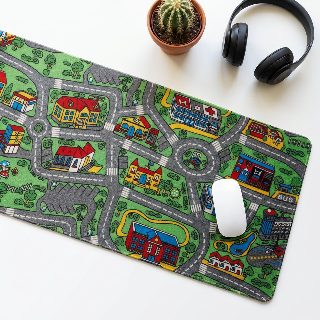 Retro Cars Mat Mousepad