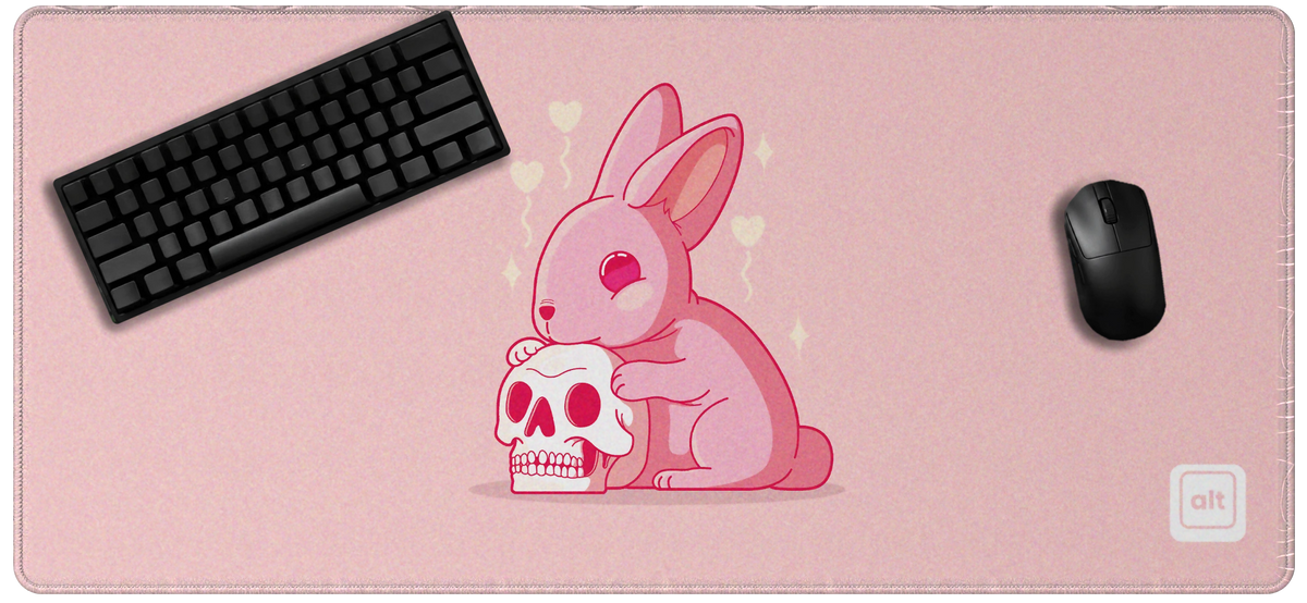 Bunny Skull Mousepad - [alt_customs]