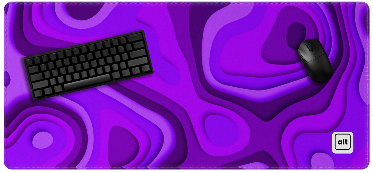 Topo Violet Mousepad - [alt_customs]