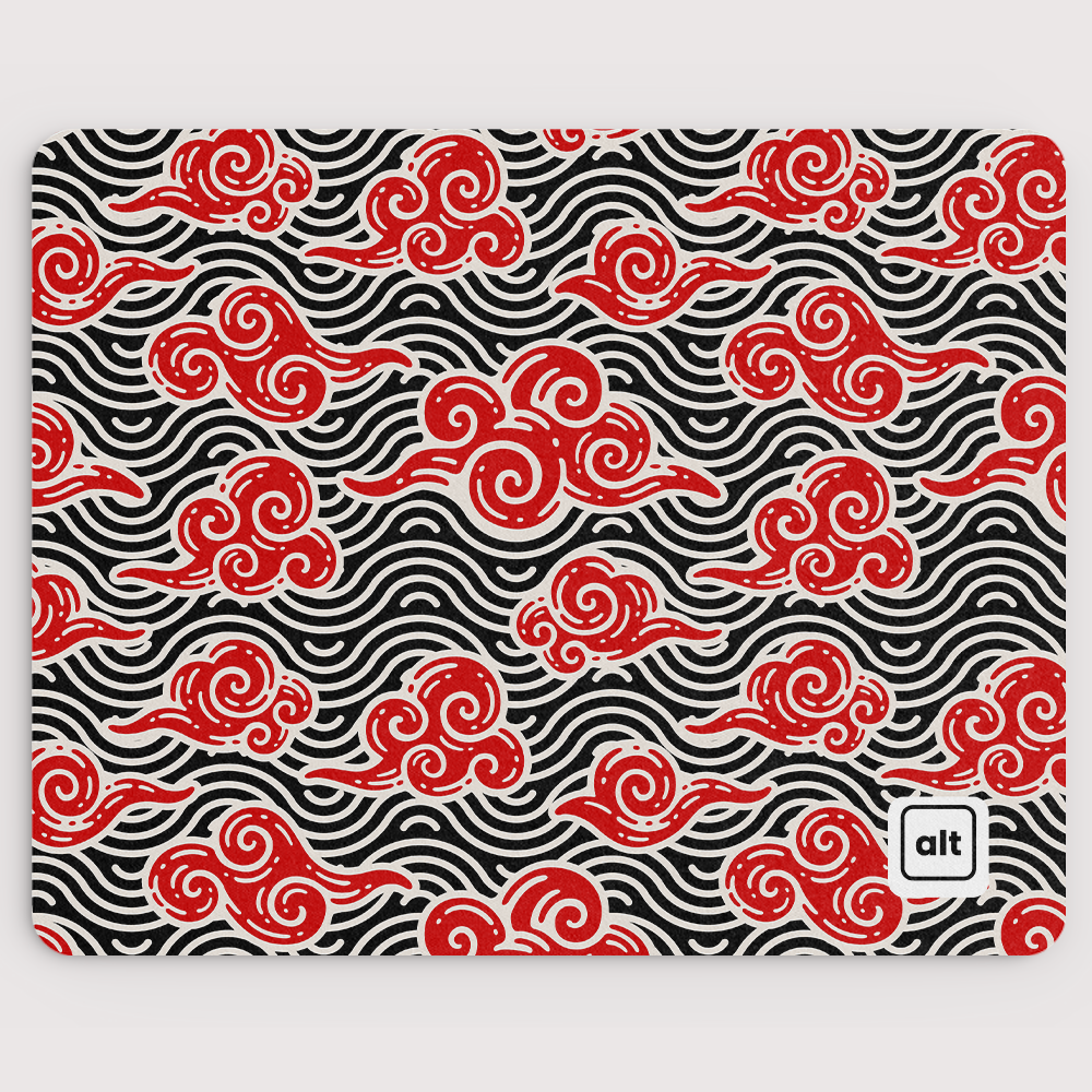 Red Oriental Cloud, Japanese Art - Illustronii - Drawings & Illustration,  Ethnic, Cultural, & Tribal, Asian & Indian, Japanese - ArtPal